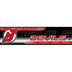  NHL Hockey New Jersey Devils Bumper Sticker (2 Pack 