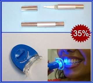 35% Carbamide Peroxide Whitening Pens with LED Accelerator Blue Light 