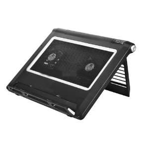  Metal Mesh Laptop Cooling Stand w/ Built In 70mm Fan 