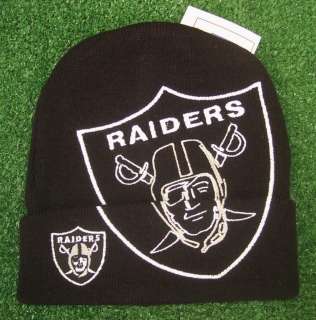 Oakland Raiders Beanie Knit Hat Skull Cap  