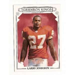   Donruss Threads Pro Gridiron Kings #25 Larry Johnson 