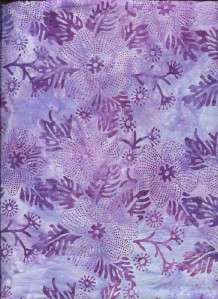 PARADISE BATIK 4505 15 LAVENDER~ Cotton Quilt Fabric  