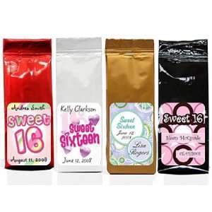   Sweet Sixteen Soft Pack Coffee Favors