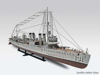 Revell 1/240 HMS Campbeltown 4 Stack Destroyer kit#3016  