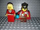   Minifigures   9349 NEW Red King and Queen with Blue Jeweled Scepter