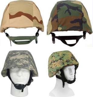 US Army CAMOUFLAGE Military HELMET COVER, Kevlar & MICH  
