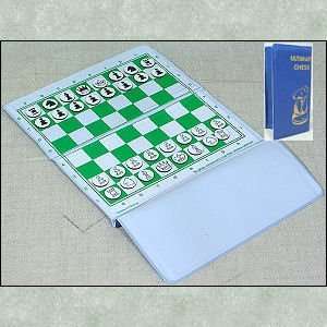  Travel Chess Set   Magnetic; Wallet Style Specify Blue or 