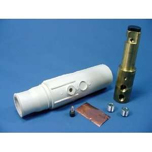 Leviton 17D22 W 17 Series Taper Nose, Male Plug, Contact and Insulator 