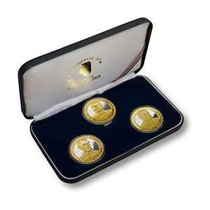   CITIZENS   SET OF 3   GOLD SELECT COMMEMORATIVE COINS 