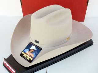 Stetson Cowboy Hat 6X Beaver Felt Montgomery Silverbell  
