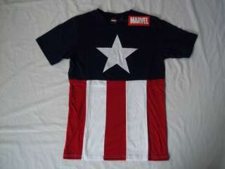 Shirt Marvel Comics Captain America Costume Suit  