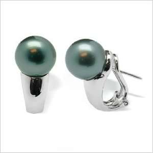 18K white gold Tres Jolie Black Tahitian cultured pearl and diamond 