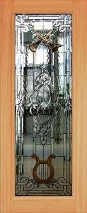 STAINED GLASS VICTORIAN STYLE ENTRY DOOR JHL87  