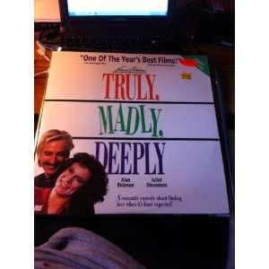  Laserdisc Truly, Madly, Deeply (Laserdisc Movie 