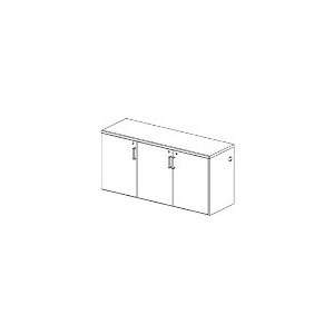  Perlick BR72   Backbar Storage Cabinet w/ Lock, 3 Section 