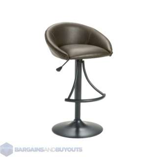 Hillsdale Oxford Adjustable Stool w/ Brown Seat Cover  