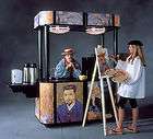 coffee food cart concession stand w canopy demo model heavy duty 