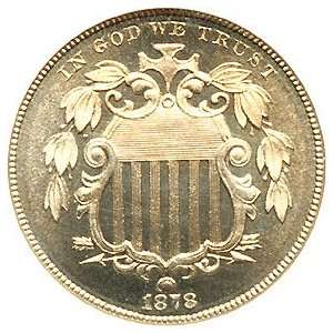  1867 1874 Shield Nickel G/VG 