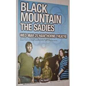  Black Mountain Poster   Concert Flyer