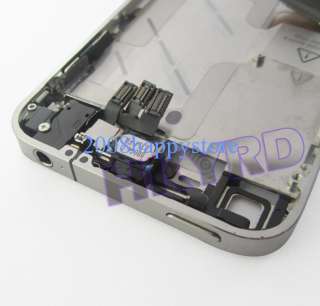 IPHONE 4 MIDFRAME FULL PARTS ASSEMBLY BEZEL HOUSING MIDDLE FRAME 