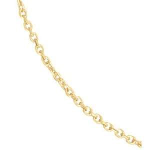    Yellow Gold Filled Diamond Cut Cable Chain Link 20 Jewelry