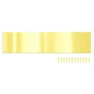   80 4132 Polished Solid Brass 8 By 34 Kick Plate