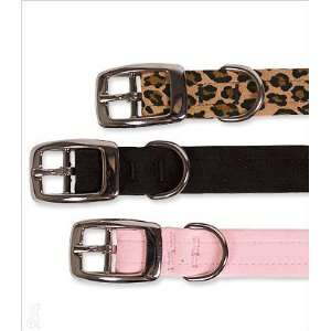 Dog Collar   Thick Ultrasuede   Cheetah   XS (10 12)  