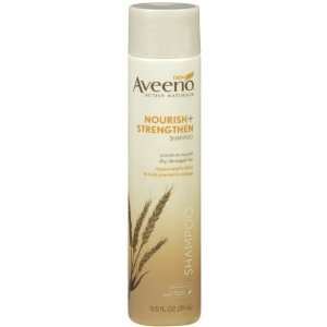  Aveeno Nourish Plus Strengthen Shampoo, 10.5 Ounce (Pack 