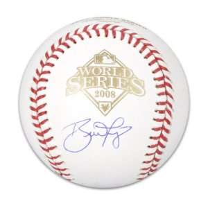   Brad Lidge Autographed 2008 World Series Baseball