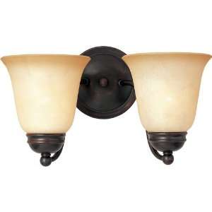  Basix Collection 2 Light 13 Oil Rubbed Bronze Wall Sconce 