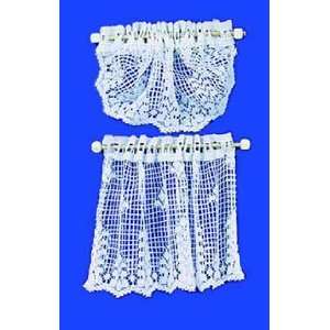 Curtains Country Crochet Lace White