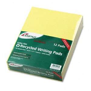  Ampad 21 262R Evidence Recycled Glue Top 8 1/2x11 Pads 