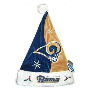  St. Louis Rams Color Block Santa Hat
