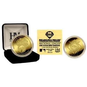 Highland Mint Philadelphia Phillies 08 NLDS Champions 24KT Gold Coin 