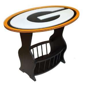  Green Bay Packers Glass End Table 