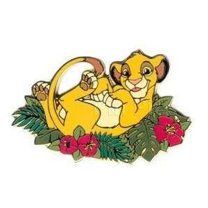  Disney Pins Lion King Simba in Leaf Bed Toys & Games