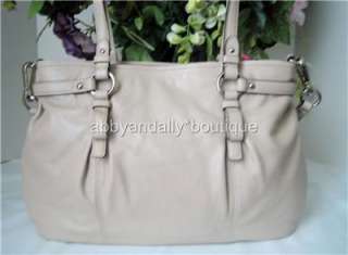NWT COACH Madison Large Leather Carryall Bag 16359 Putty  