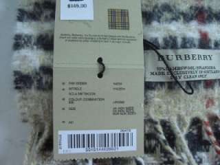 Burberry Camel Black Authentic Check Wrap Womens Scarf  