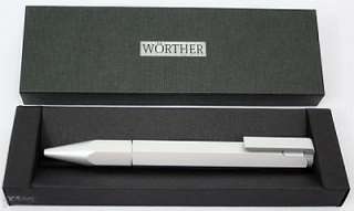 Worther Compact 0.5 mm Pencil, Natural Aluminum  