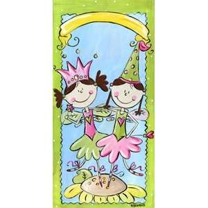  Fairy Sisters   Brown Hair Canvas Reproduction Baby