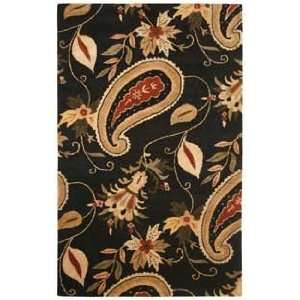  Rizzy Rugs Destiny DT 920 Black Floral 8 Area Rug