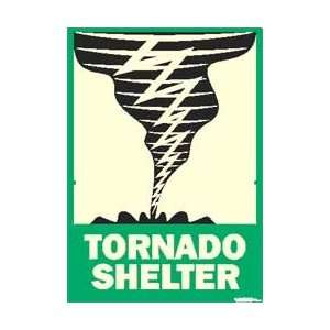  Sign,tornado Shelter,vinyl,selfadh,14x10   EVERGLOW HI 