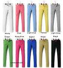 Women New Sexy Candy 14 Colors Pencil Pants Skinny Stretch Jeans Pants 