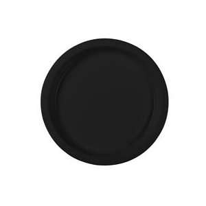  9 in. Black Paper Plates Toys & Games