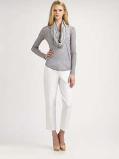 Eileen Fisher   Stretch Organic Cotton Ankle Pants    