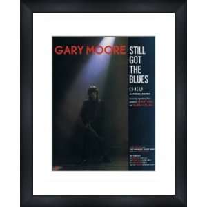  GARY MOORE Still Got The Blues   Custom Framed Original Ad 