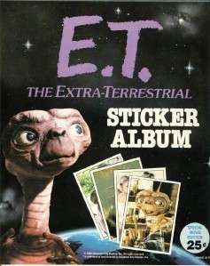 TOPPS E.T. MOVIE EDITION MINT AND UNUSED STICKER ALBUM  