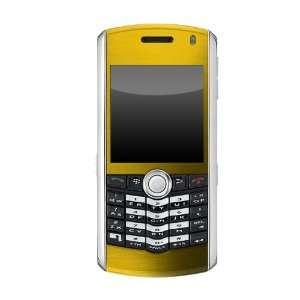   BlackBerry Pearl 8100   Brushed Metal Gold Cell Phones & Accessories