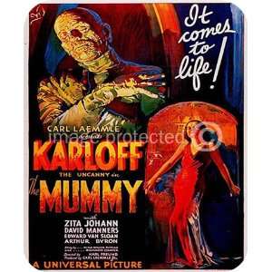  The Mummy Vintage Boris Karloff Movie MOUSE PAD Office 
