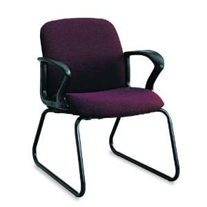 Gamut Series Guest Chair, Black Loop Arms/Sled Base 
